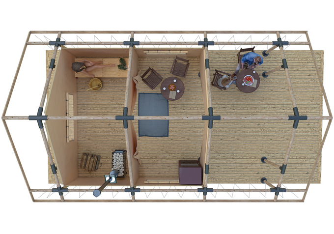 Сафари Тент, палатка для Глэмпинга Баня - safari-tent.ru